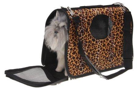 Travelling Carrier Bag Cheetah Print