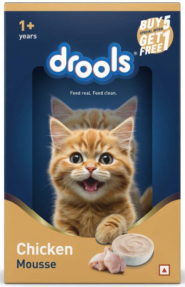 Drools Chicken Mousse Adult Cat Gravy Pouch Buy 5 Get 1 Free