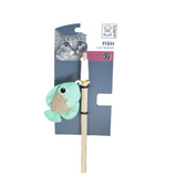 M-Pets Fish Cat Wand Toy