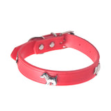 Smarty Pet Adjustable Rubber Colored Silicone Cat Collar With Metal Decoration