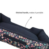 Pets Empire Pet Lounger Bed (Multi Color Print)