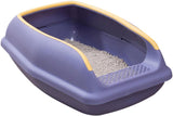 Smarty Pet Dual Colour Open Plastic Cat Litter Tray With Scoop