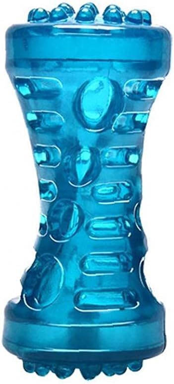Nunbell Bite Resistant Sturdy Toothbrush Teething Dumbbell Toy (Color May Vary)