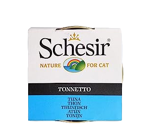 Schesir Tuna Whole Meat & Rice In Jelly Cat Tin