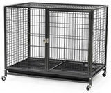 Lal Pet Folding Cage With Wheels - X Large