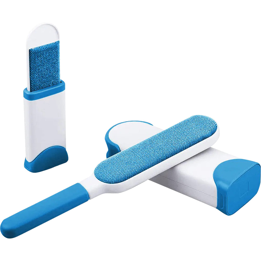 Smarty Pet Plastic Fur Remover Lint Brush With Self Cleaning Base