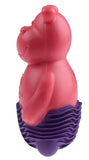 Gigwi Suppa Puppa Squeak Hippo Dog Toy - Pink/Purple