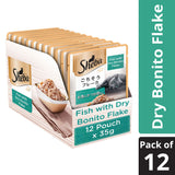 Sheba Fish With Dry Bonito Flake - (Pouch) Pack Of 12