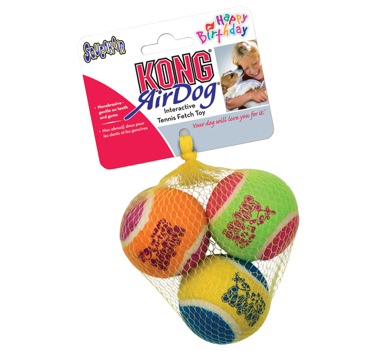 Kong Birthday Air Squeaker Balls - Medium