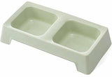 Pets Empire Double Diner Plastic Bowl For Dogs & Cats