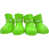 Holy Paws Silicone Waterproof Non-Slip Latex Rain Boots (Color May Vary)