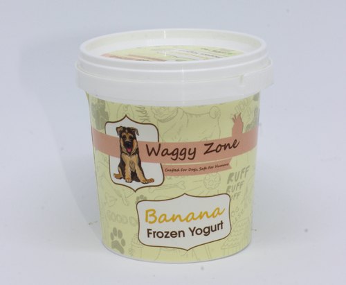 Waggy Zone Frozen Yogurt - Banana Flavour