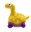 Gigwi Suppa Puppa Dino Squeak Toy Yellow/Purple