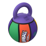 Gigwi Jumball Basket Ball With Rubber Handle Dog Toy (Small)