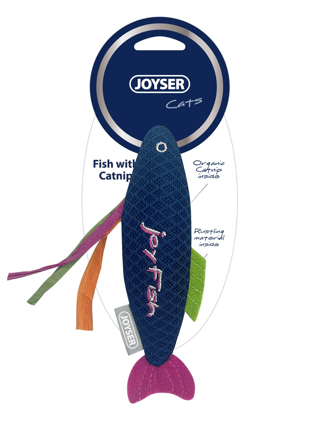 Joyser Joyfish Colourfull Ribbon Catnip Toy For Cats