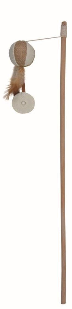 Trixie Playing Rod With Ball & Feathers