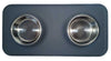 Smarty Pet Silicon Double Dinner Stainless Steel Bowl