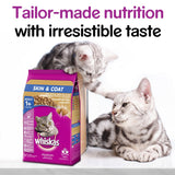 Whiskas Skin & Coat Adult Cat Dry Food