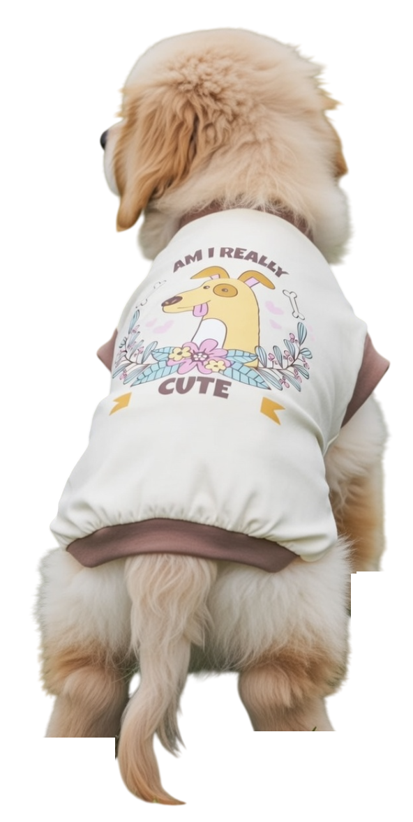 Cheeku Cotton Sleevless T-Shirt For Dogs