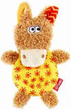 Gigwi Donkey Plush Friendz With Refillable Squeaker Dog Toy