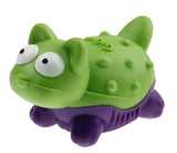 Gigwi Suppa Puppa Cat Shape Dog Toy - Green/Purple