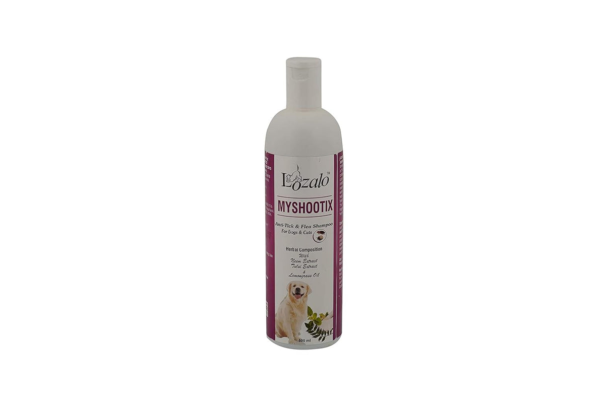 Lozalo Myshootix Anti-Tick & Flea Herbal Shampoo For Dogs & Cats