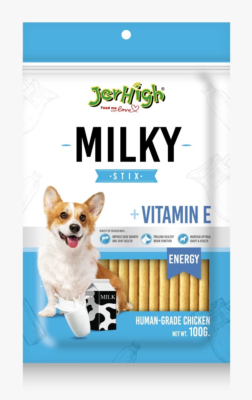 JerHigh : Chicken Milky Stick Real Chicken Meat Dog Treat
