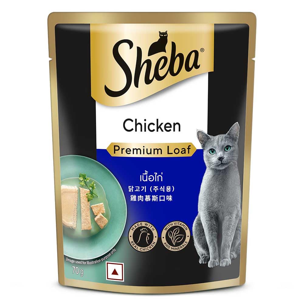 Sheba Chicken Premium Loaf Cat Pouch