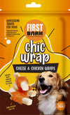 First Bark : Chic Wrap – Cheese & Chicken Wraps Dog Treats