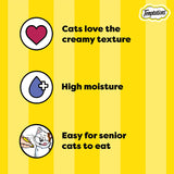 Temptations : Creamy Purrree Chicken & Tuna Flavour Cat Treats - 4 Pcs (12g Each)