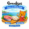 Smudges Tuna With White Fish In Gravy Cat Tin