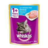 Whiskas Ocean Fish Adult Cat Pouch 80 G (Pack Of 28) - Ecom Pack