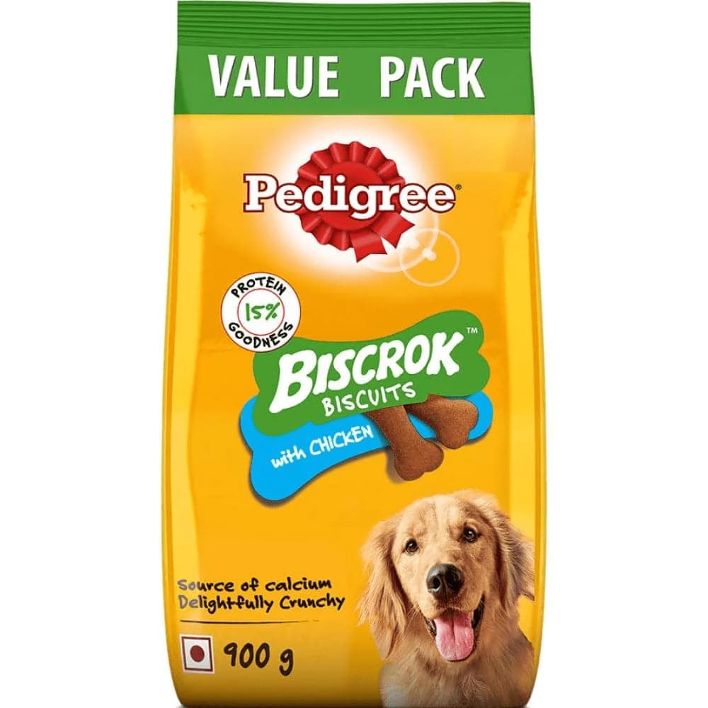 Pedigree : Biscrok Dog Biscuits – Chicken Flavour (Value pack)