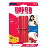 KONG Dental Stick Interactive Rubber Dental Chew Toy for Dogs (Large Size)