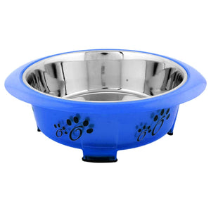 Holy Paws Oval Fusion Bowl With Non-Skid Bottom For Dog (Color May Vary)