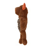 Basil Bull Shape Plush With Squeaky Dog Toy