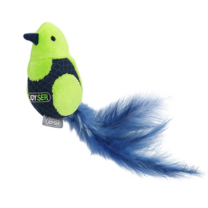 Joyser Bird With Feather & Sound Chip Toy For Cats