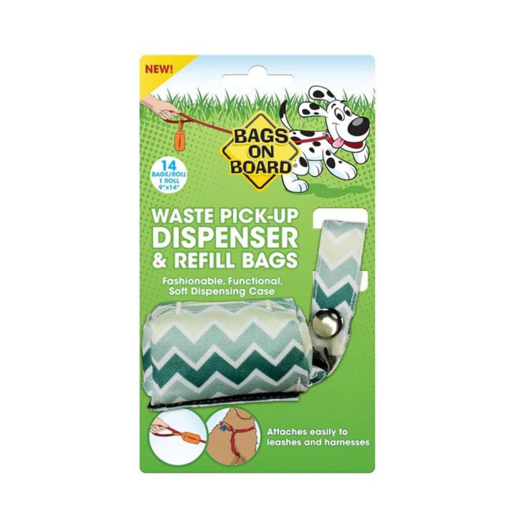 Bags On Board Fabric Waste Pick-Up Dispenser & Refill Bags