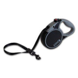 Kong Retractable Reflect Terrain Tape Dog Leash Black - 5M