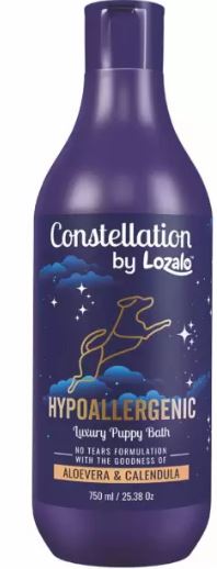 Lozalo Constellation Hypoallergenic Aloevera & Calendula Luxury Puppy Bath Shampoo