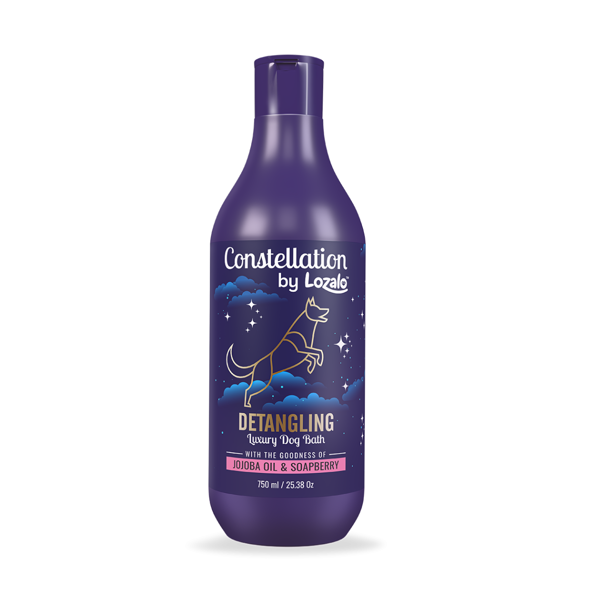Lozalo Constellation Detangling Jojoba & Soapberry Luxury Dog Bath Shampoo