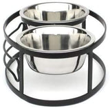 Pets Empire Metal Double Diner Bowl Dogs