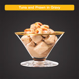 Sheba Tuna Filets and Whole Prawns In Gravy Tin