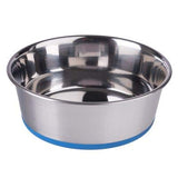 Kennel Heavy Premium Stainless Steel & Rubber Bonded Dog Bowl (3qt)