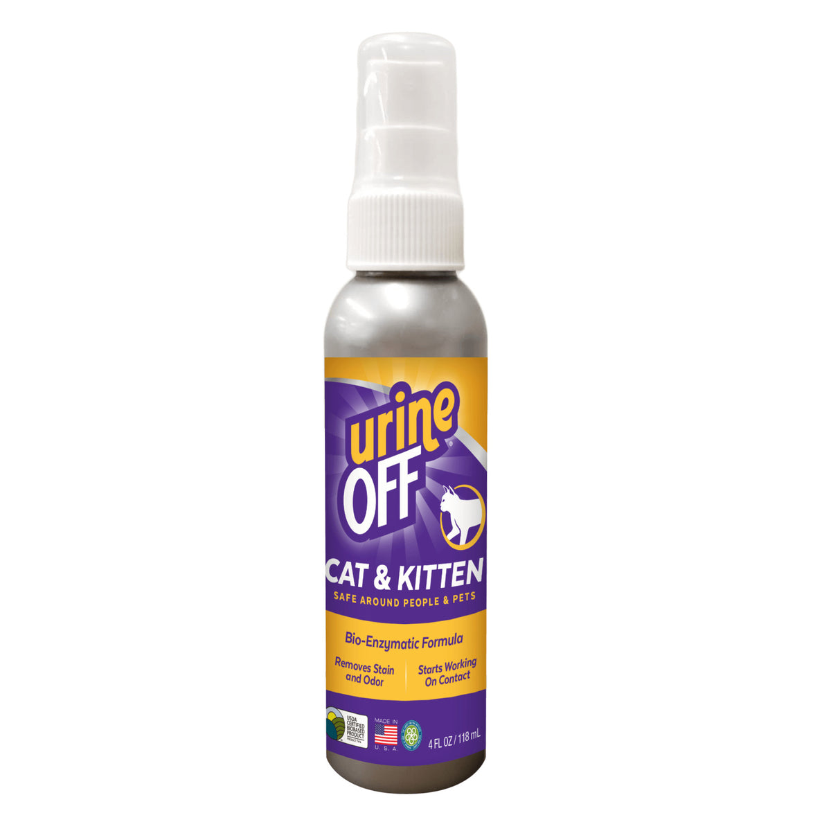 Urine Off - Odour & Stain Remover Spray for Cat & Kitten
