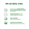 BASIL Dental Care Twisted Chew Sticks for Dogs & Puppies