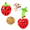 Holy Paws Stawberry Shape Bite Dog Treat Dispenser Chew Toy