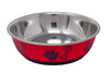 Smarty Pet Plastic Cover Steel Bowl (Medium)