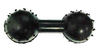 Kennel Durable Tuff Rubber Musical Dumbbell