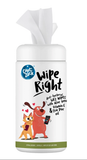Captain Zack Wipe Right Anti-Bacterial Wet Wipes With Aloe Vera, Vitamin E & Tea Tree Oil
